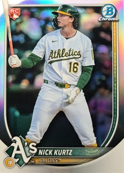 Nick Kurtz #93 Prices | 2025 Bowman Chrome Red Rookie Redemption 