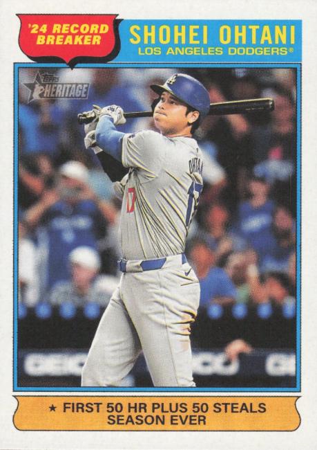 Shohei Ohtani #1 Baseball Cards 2025 Topps Heritage