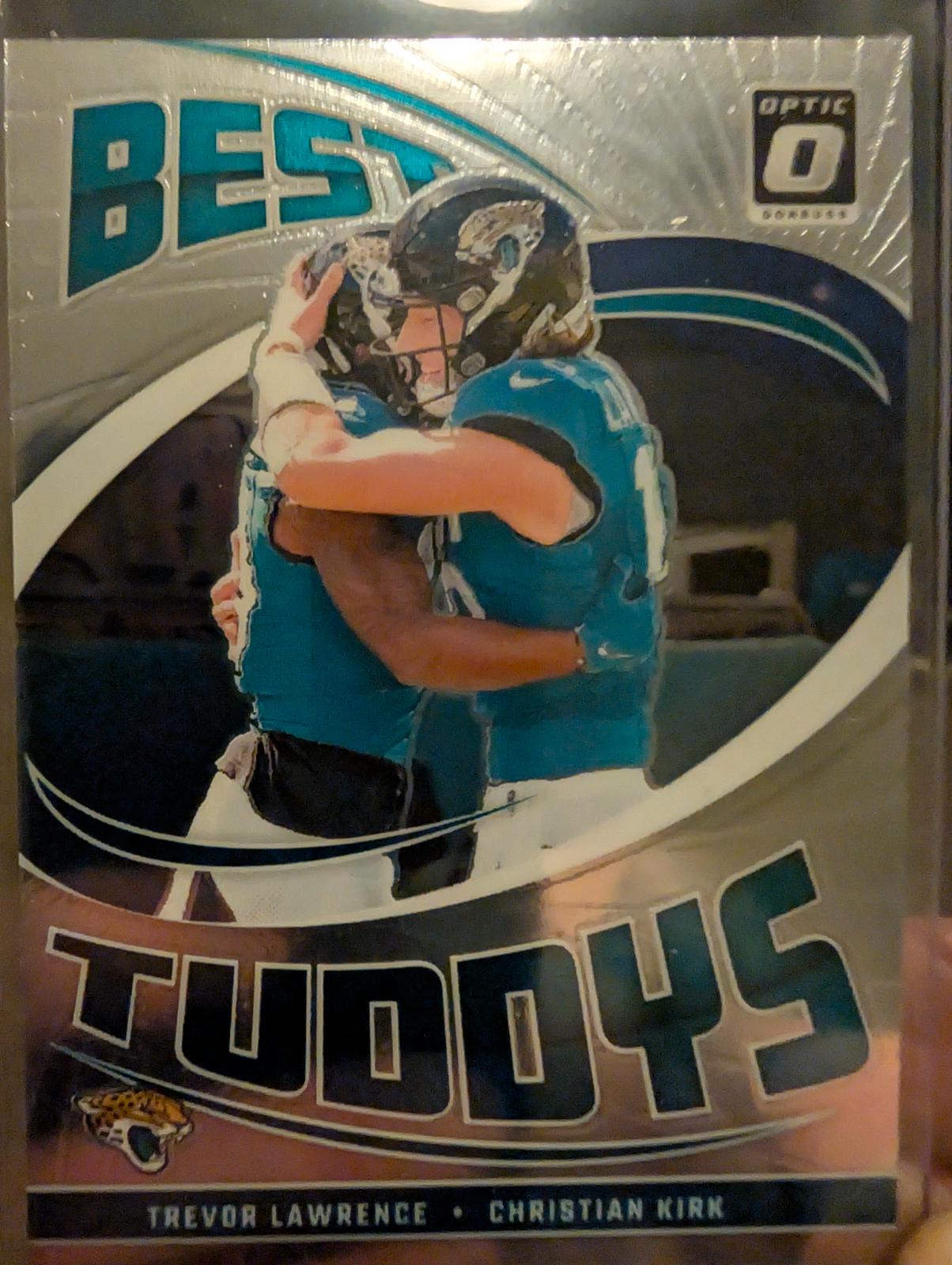 Christian Kirk / Trevor Lawrence #13 Football Cards 2024 Panini Donruss Optic Best Tuddys