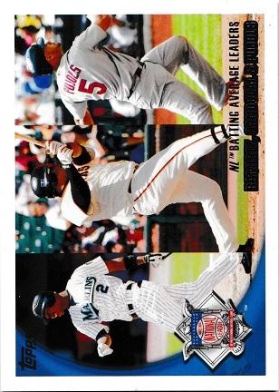 Ramirez, Sandoval, Pujols #4 Baseball Cards 2010 Topps