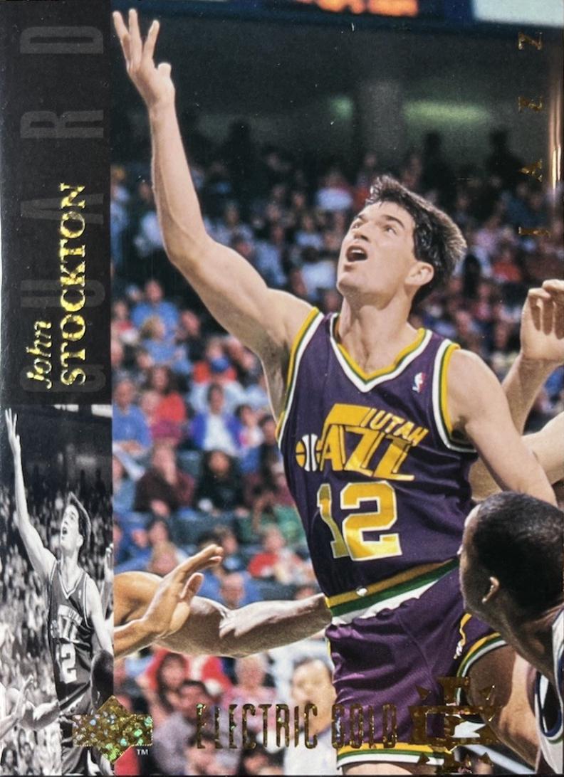 John Stockton [Electric Court Gold] #90