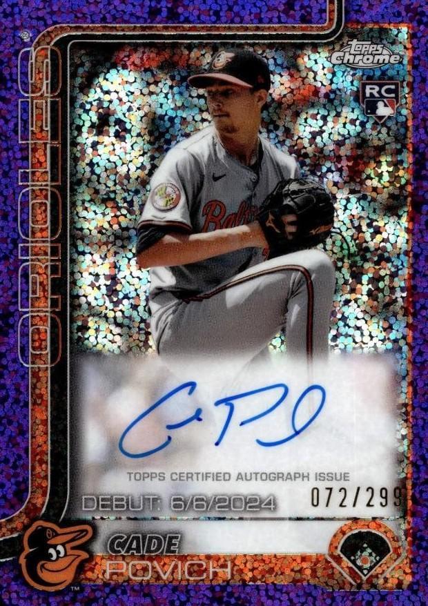 Cade Povich [Purple Speckle Refractor] #CRDA-CP