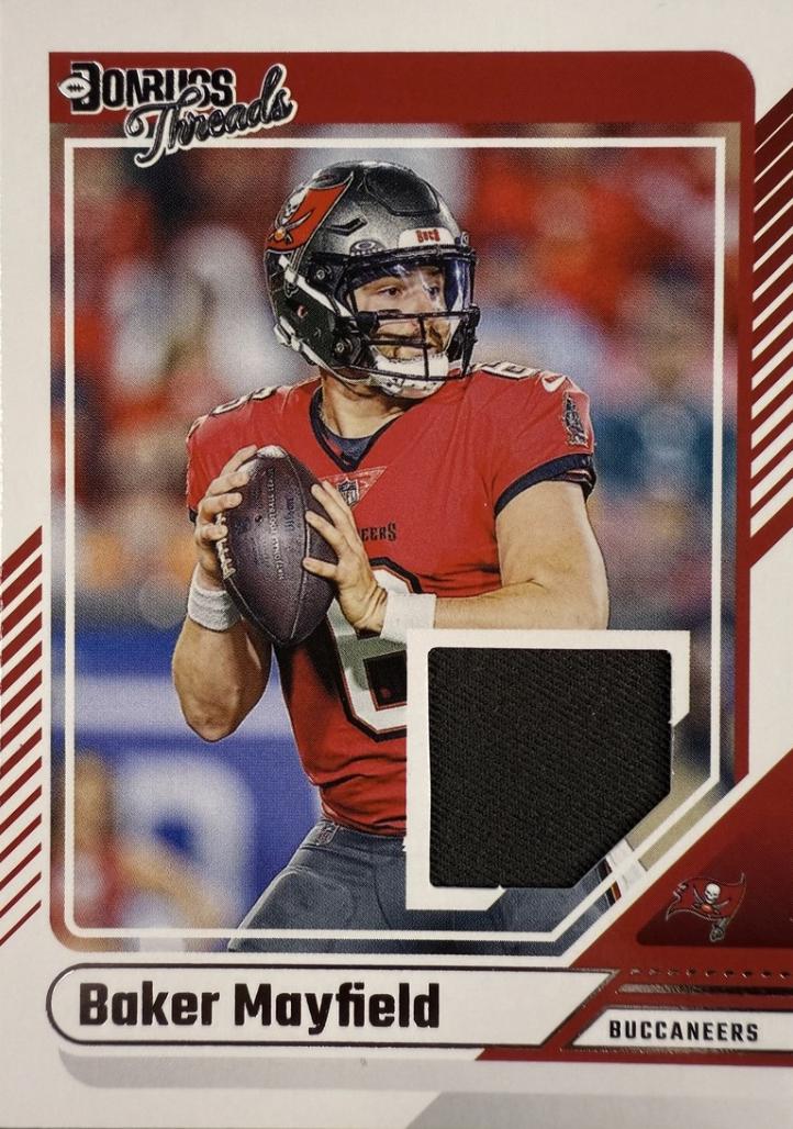 Baker Mayfield #DTH-BMA Football Cards 2024 Panini Donruss Threads