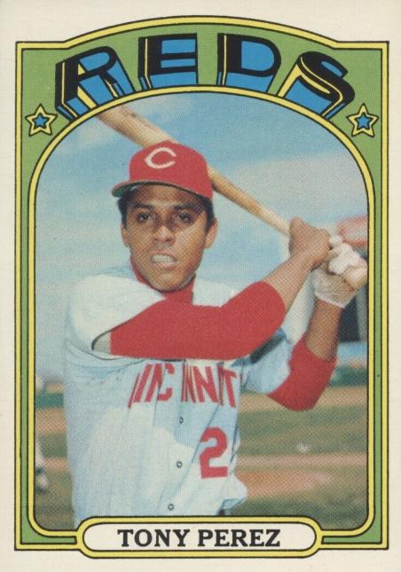 Tony Perez #80 Baseball Cards 1972 Topps