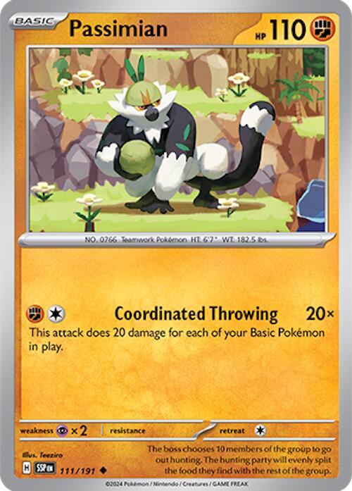 Passimian #111 Pokemon Surging Sparks