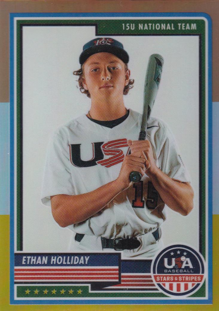 Ethan Holliday #30 2023 Panini Stars & Stripes USA Baseball