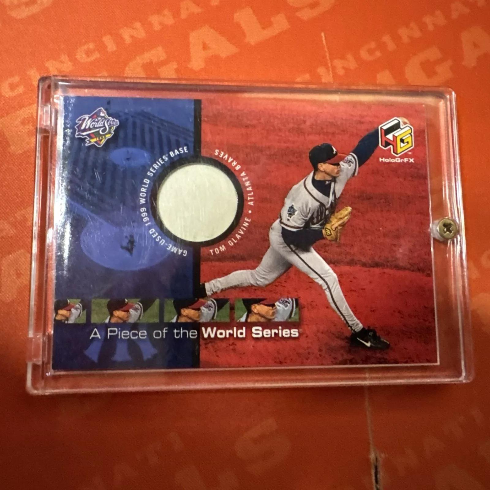Tom Glavine #PS12 Baseball Cards 2000 Upper Deck Hologrfx Piece Series