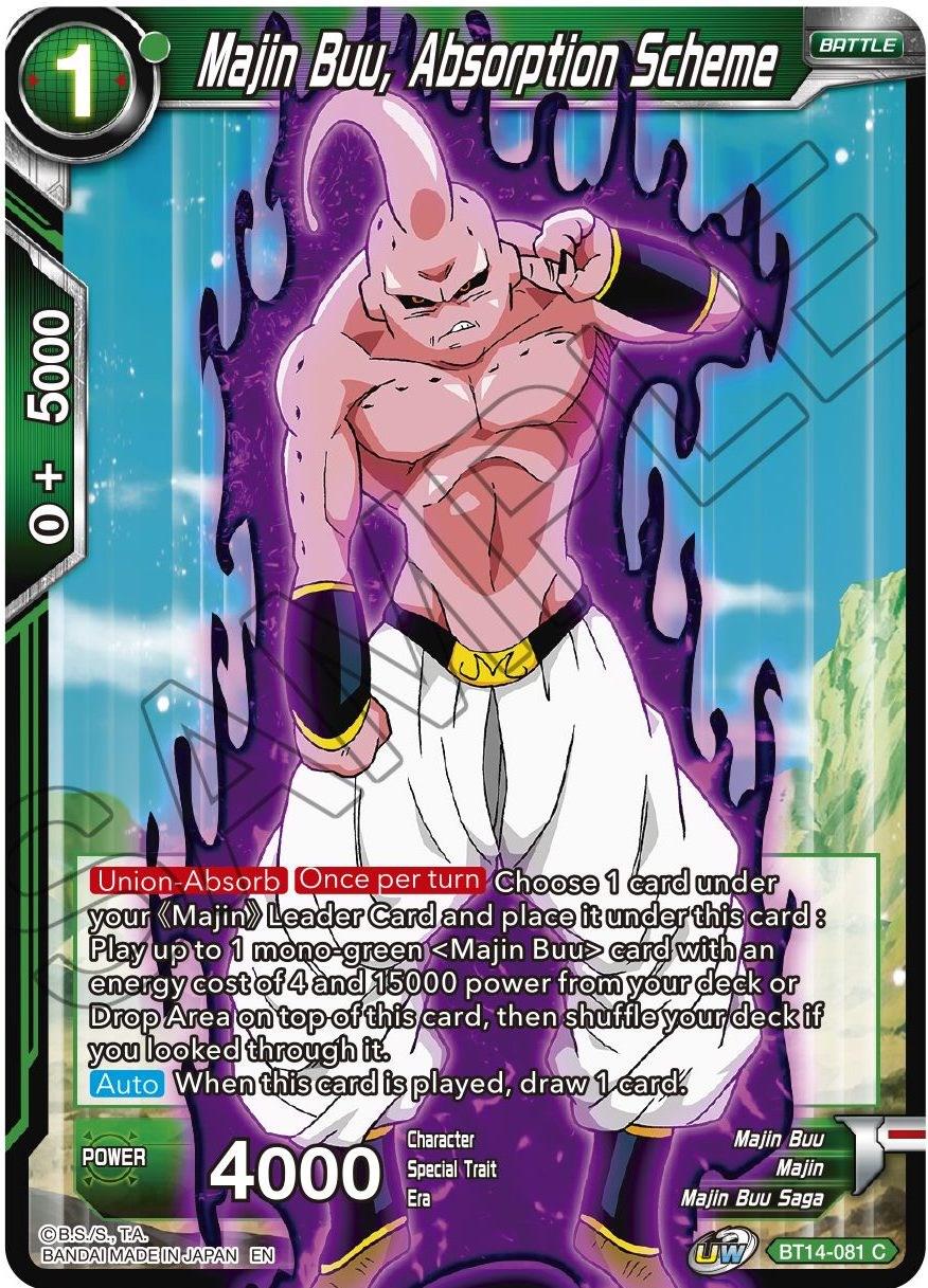 Majin Buu, Absorption Scheme BT14-081 Dragon Ball Super Cross Spirits