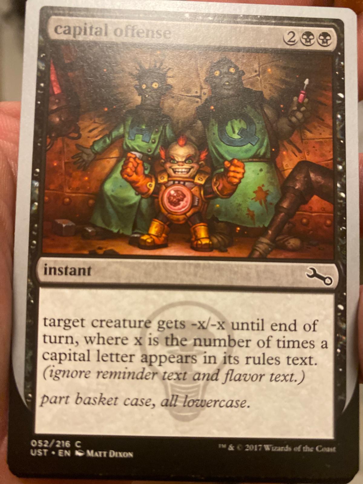 Capital Offense #52 Magic Commander 2017