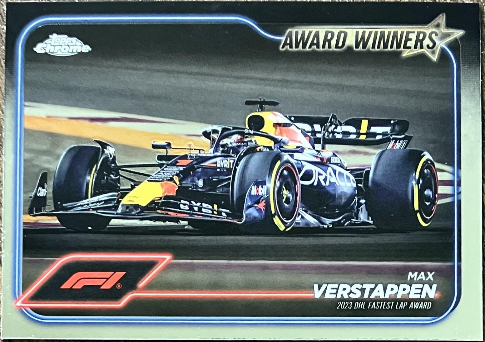 Max Verstappen #182 Prices | 2024 Topps Chrome Formula 1 | Racings