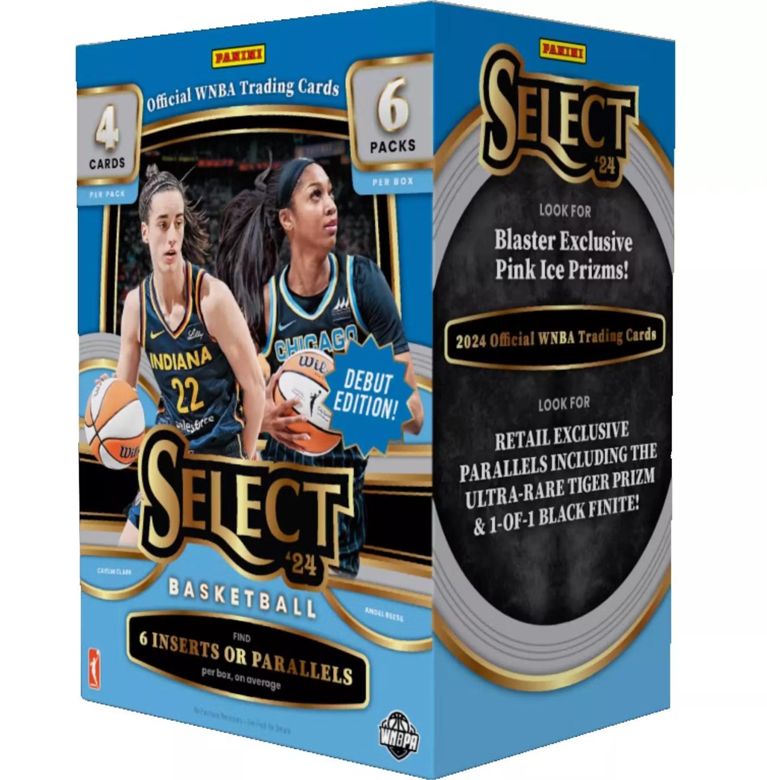 Blaster Box Basketball Cards 2024 Panini Select WNBA