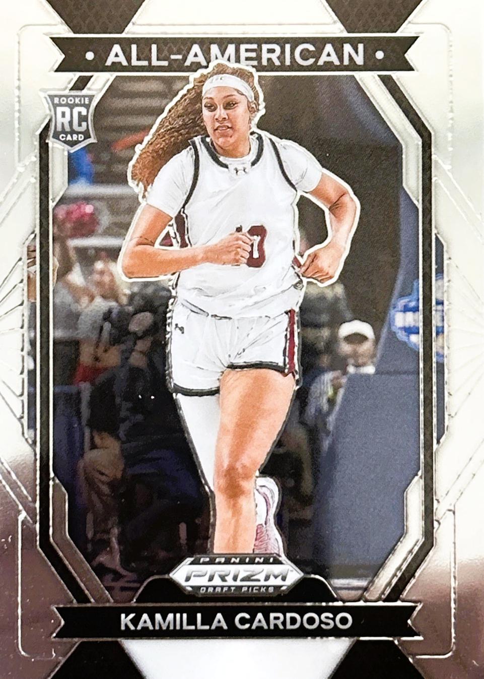Kamilla Cardoso #3 Basketball Cards 2024 Prizm Draft Picks All-American
