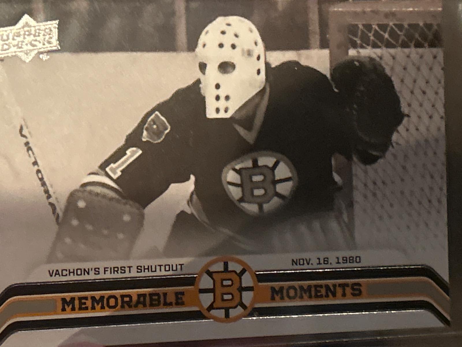 Rogie Vachon #148 2023-24 Upper Deck Boston Bruins Centennial Hockey