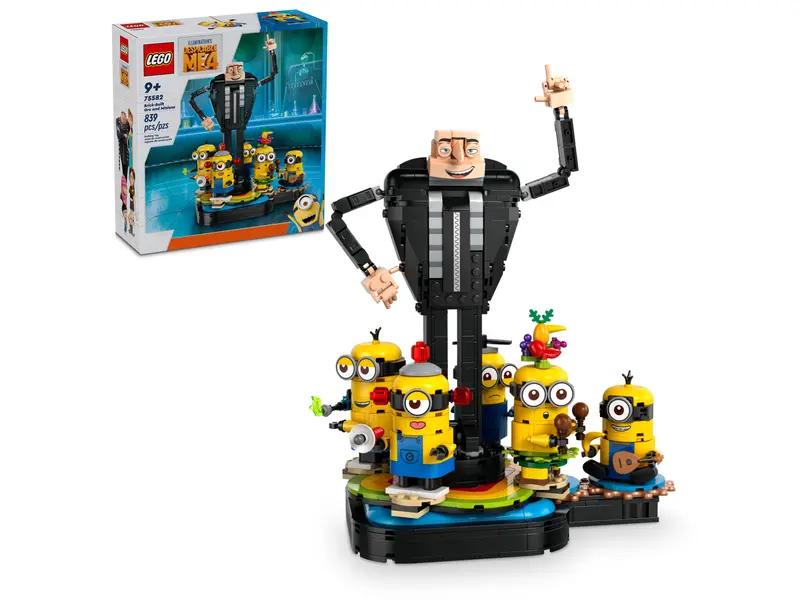 Brick-Built Gru And Minions #75582 LEGO Despicable Me 4