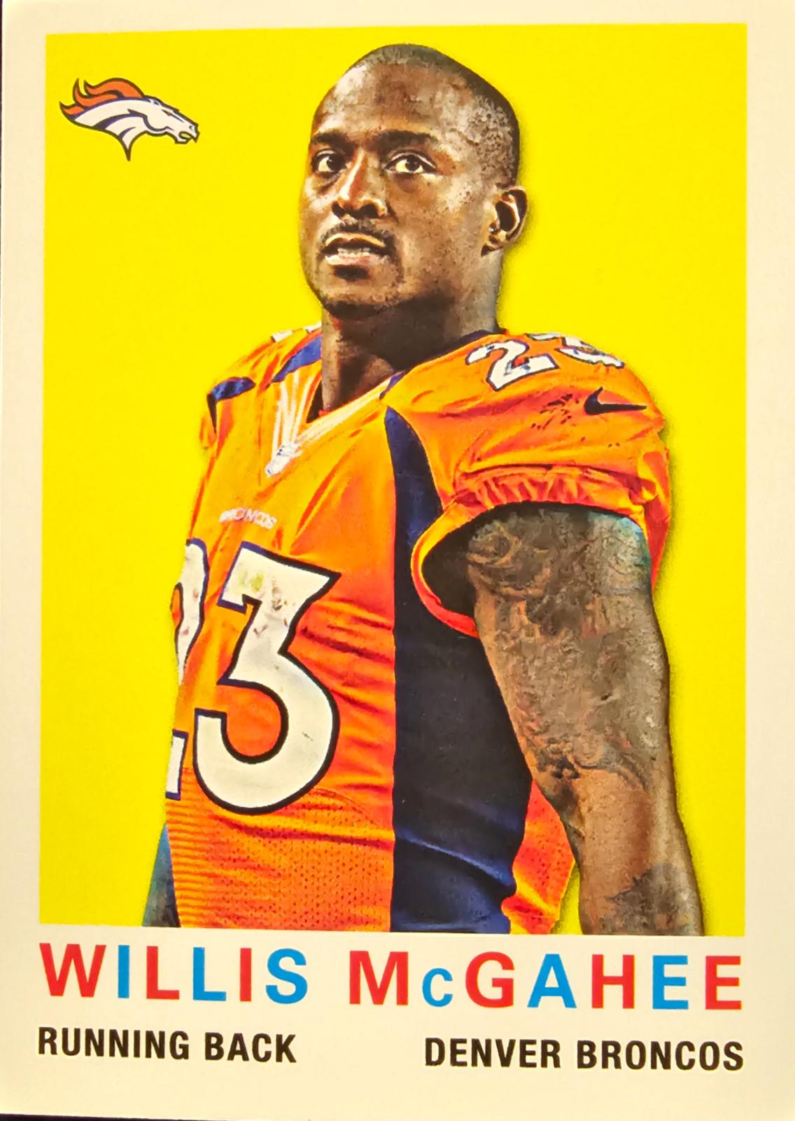 Willis McGahee #52 Football Cards 2013 Topps 1959 Mini