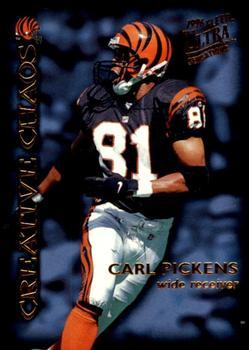 Curtis Martin / Carl Pickens #3 Football Cards 1996 Ultra Sensations Creative Chaos