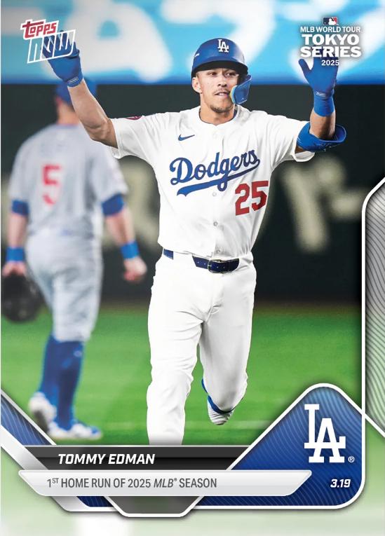 Tommy Edman #4 Baseball Cards 2025 Topps Now