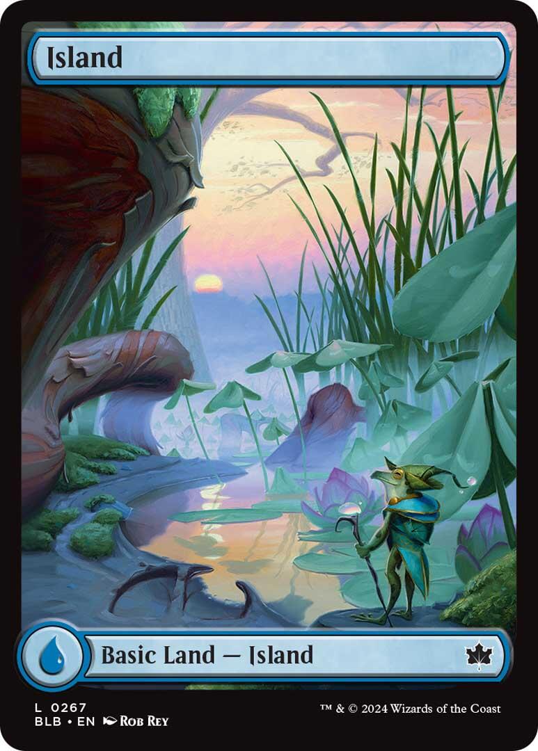 Island #267 Magic Bloomburrow