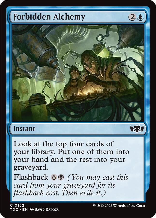 Forbidden Alchemy #152 Magic Tarkir: Dragonstorm Commander