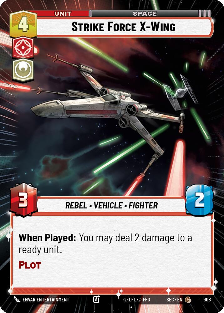 Strike Force X-Wing [Hyperspace Foil] #908