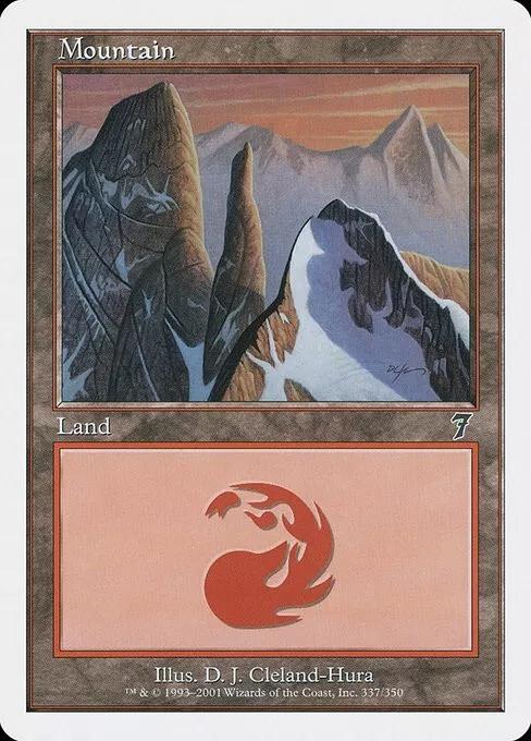 Tap to enlarge Mountain, Magic 7th Edition