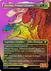 Zacama, Primal Calamity [Borderless Foil] #691 Magic Commander Masters Prices