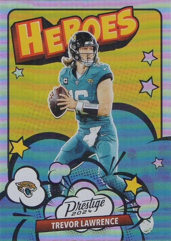 Trevor Lawrence #5 Football Cards 2024 Panini Prestige Heroes