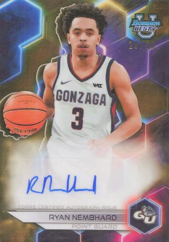 Ryan Nembhard [Gold Refractor] #B23-RN