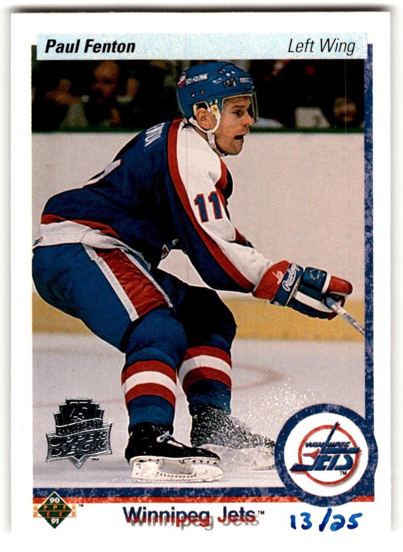 Paul Fenton #92 Hockey Cards 2014 Upper Deck 25th Anniversary 1990-91 Buybacks