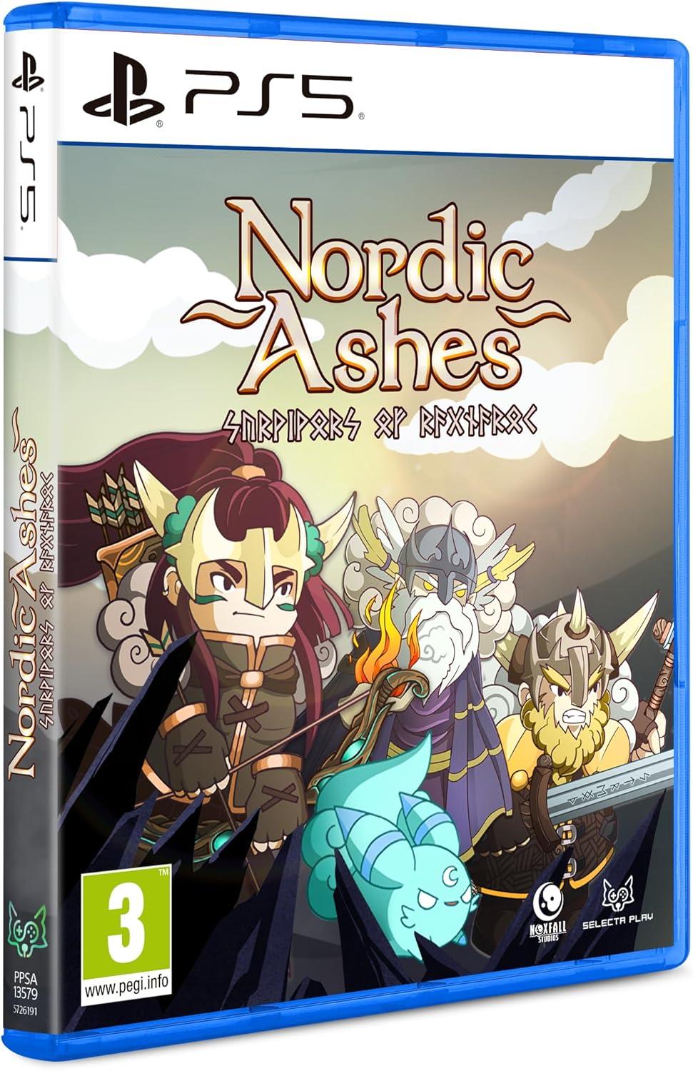 Carátula de Nordic Ashes: Survivors Of Ragnarok para PS5 (edición PAL España)
