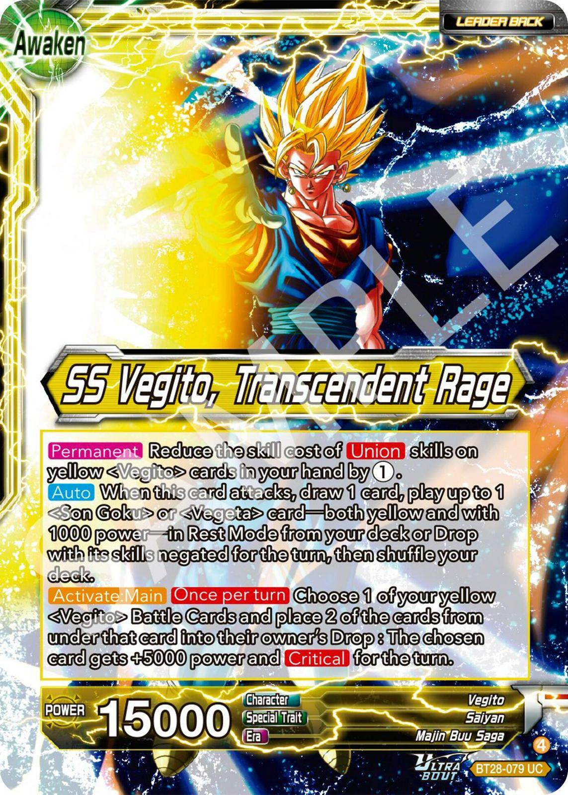 Vegito // SS Vegito, Transcendent Rage BT28-079 Prices | Dragon Ball Super Prismatic Clash | Dragon Ball Cards Vegito // SS Vegito, Transcendent Rage BT28-079 Prices | Dragon Ball Super Prismatic Clash | Dragon Ball Cards