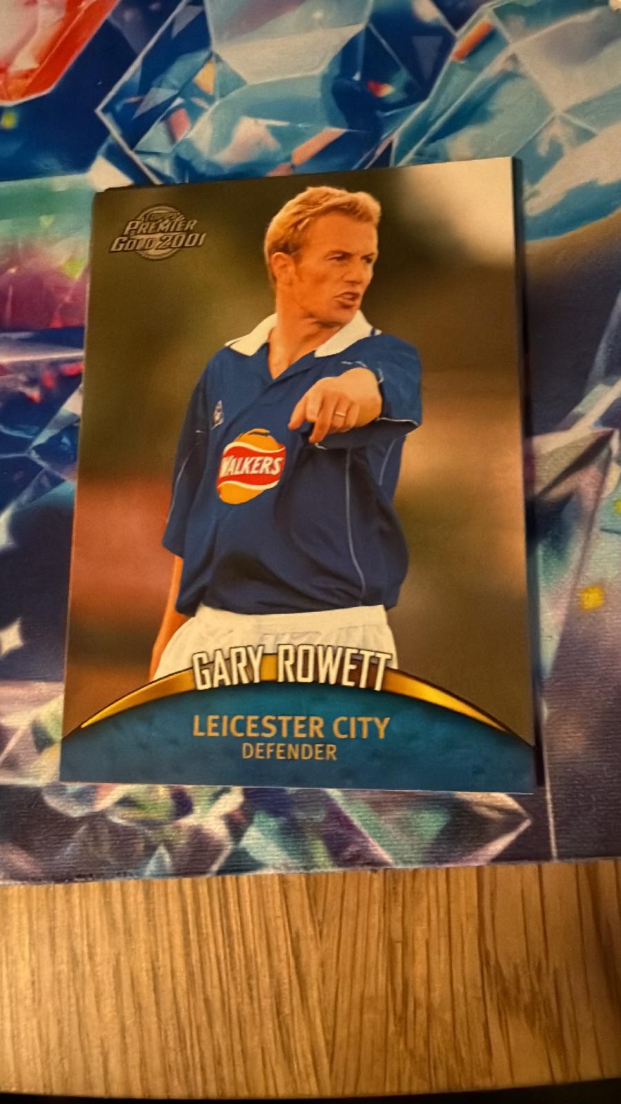 Gary Rowett #63 2001 Topps Premier Gold Soccer