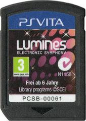 Vita Card (Front) | Lumines Electronic Symphony PAL Playstation Vita