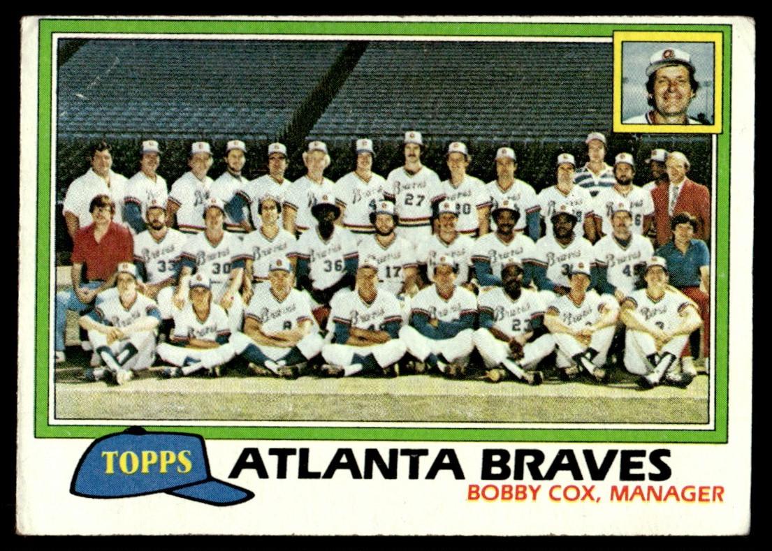 1981 Topps Atlanta Braves / Bobby Cox #675 card