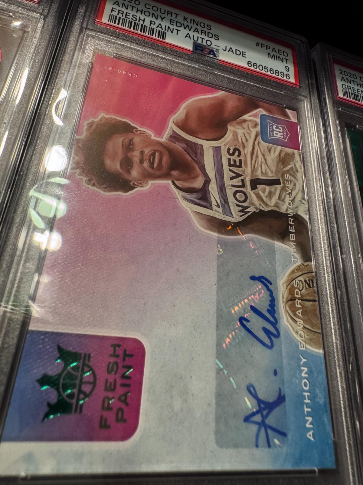 Anthony Edwards #FP-AED 2020-21 Panini Court Kings Basketball Fresh Paint