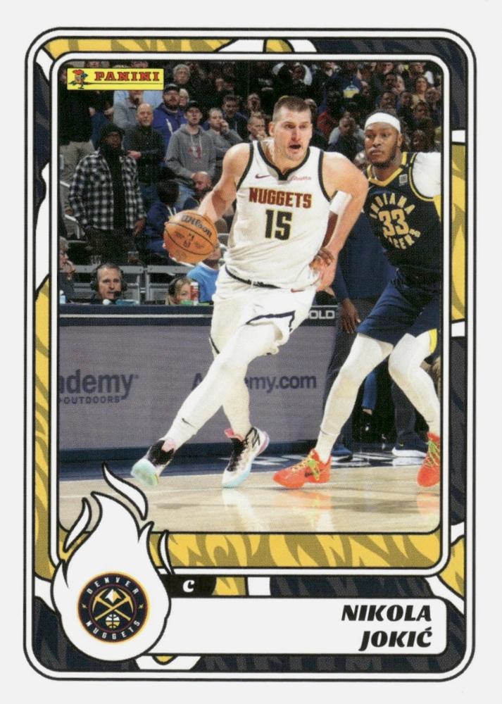 Nikola Jokic #1 2024 Panini NBA Sticker & Card Collection Card