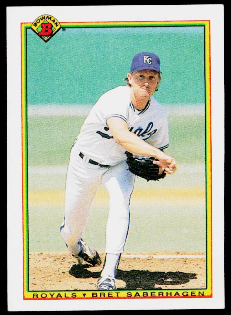 Bret Saberhagen #364 1990 Bowman Baseball