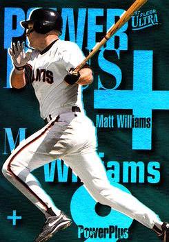 Matt Williams #12 Baseball Cards 1997 Ultra Power Plus
