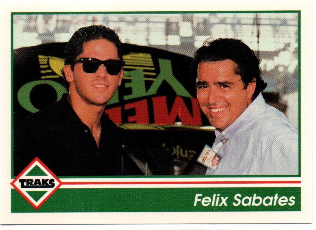 Felix Sabates #40 Racing Cards 1992 Traks NASCAR