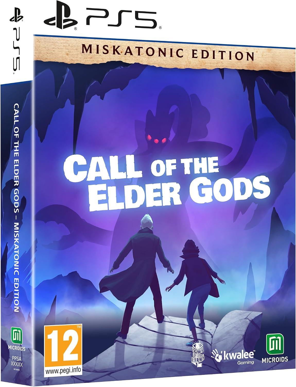 Carátula de Call of The Elder Gods: Miskatonic Edition para PS5 (edición PAL España)