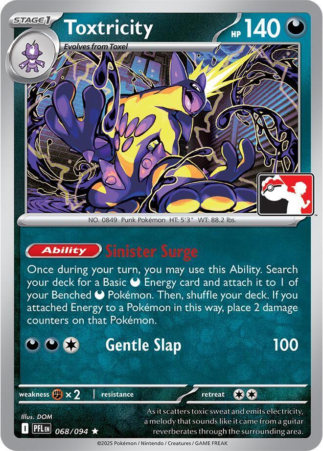 Toxtricity [Prize Pack] #68 from Pokemon Phantasmal Flames