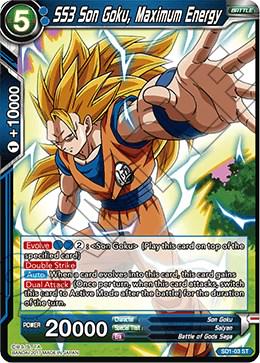 SS3 Son Goku, Maximum Energy SD1-03 Dragon Ball Super Galactic Battle