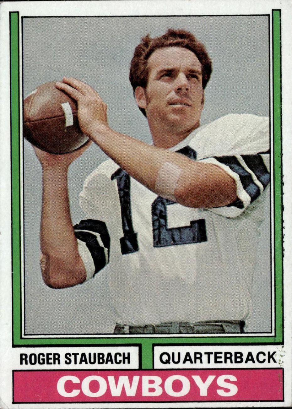 Roger Staubach #500 Football Cards 1974 Topps