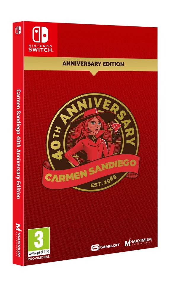 Carmen Sandiego 40th Anniversary Edition PAL Nintendo Switch
