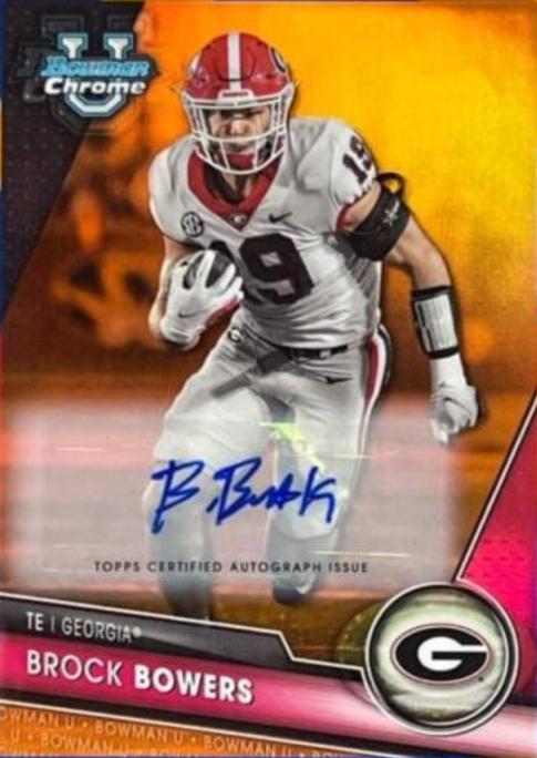 Brock Bowers [Autograph Orange] #50
