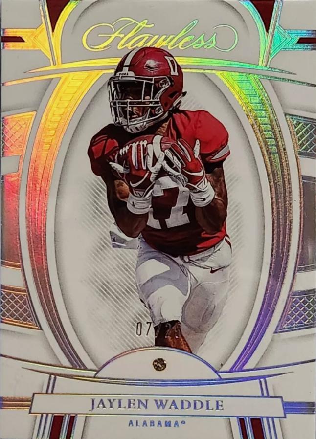 Jaylen Waddle #34 2023 Panini Flawless Collegiate Football