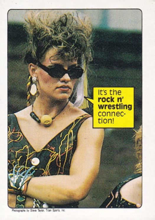 Wendi Richter #64 Wrestling Cards 1985 Topps WWF