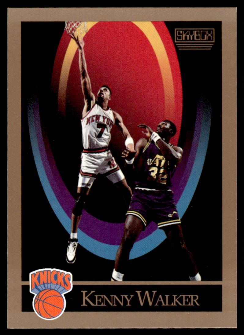 Kenny Walker #195 Basketball Cards 1990 Skybox