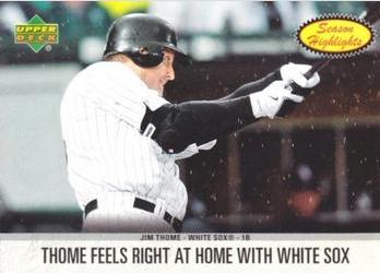 Jim Thome #SH-24 Baseball Cards 2006 Upper Deck Season Highlights