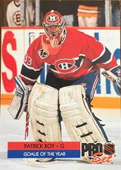 Correct Card | Patrick Roy Hockey Cards 1992 Pro Set